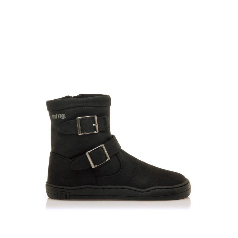 Botas casual niña MUSTANG 49314 C56889 BOTIN HEBILLAS BAREFOOT NEGRO 36478 25I
