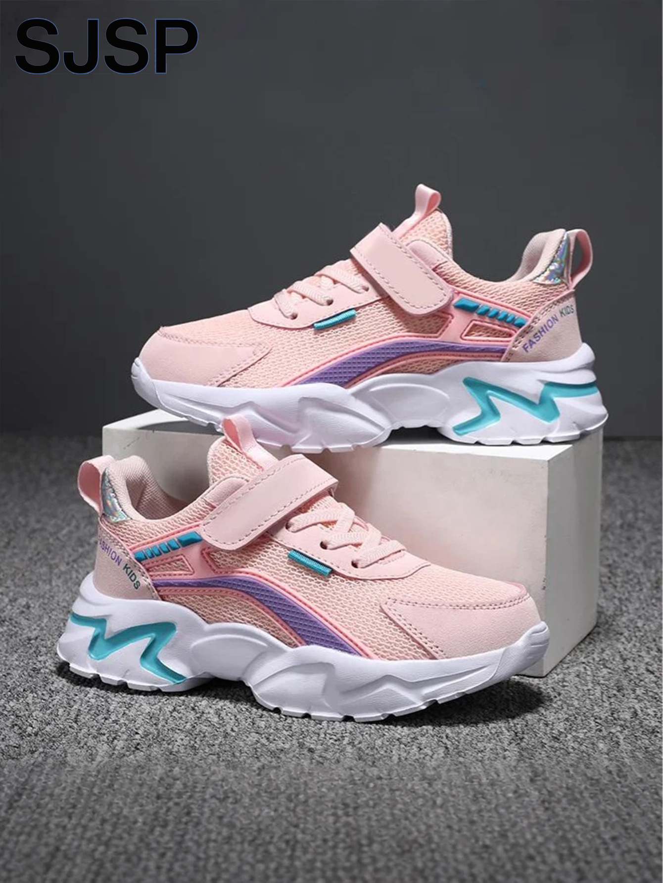 TK Zapatos De Correr Para Niñas Casuales Rosas Transpirables Y Ligeras Zapatos Deportivos Para Estudiantes Y Adolescentes De 7 a 15 Años