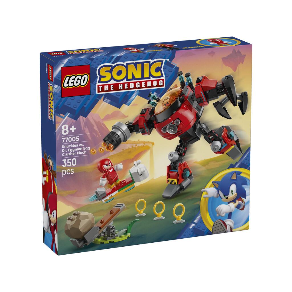 Lego Sonic Knuckles vs Meca Egg Crusher del Dr. Eggman Juguetes LEGO