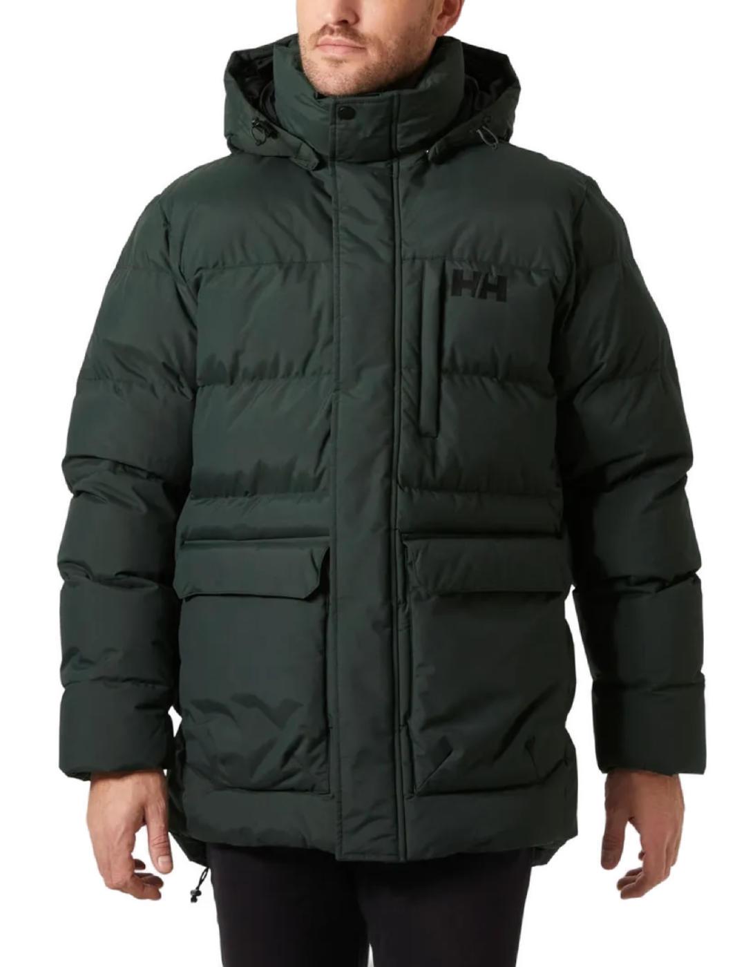 Chaqueta Helly Hansen Vardo verde oscuro acolchado de hombre