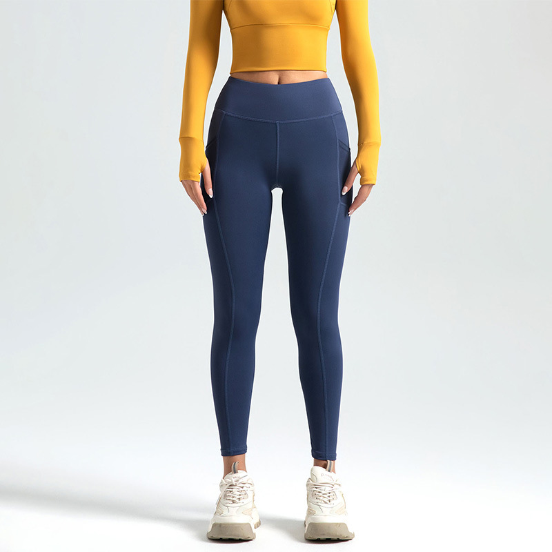 TK Pantalones deportivos y de fitne, pantalones color melalgodón, Mallas elásticaara Correr, Elevación de cadera, High Belt, control del medio ambiente, pantalones de yoga