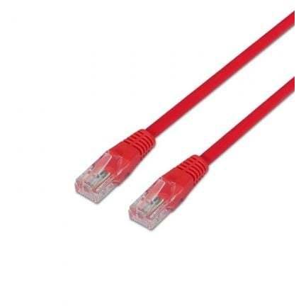 Cable de Red RJ45 UTP Aisens A135-0238 Cat.6/ 1m/ Rojo