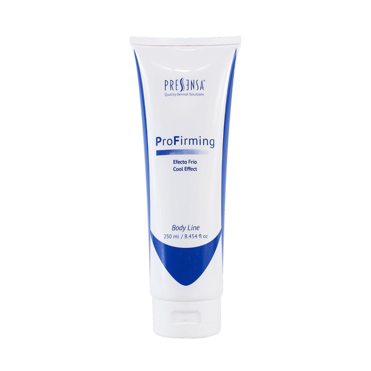 Pressensa - ProFirming Gel Reafirmante con Efecto Frío – Tonifica, Reduce Estrías y Mejora la Elasticidad – Con Algisium C®, Cola de Caballo y Manteca de Karité – 250 ml – Reafirmante Corporal Profesional para Piernas, Glúteos, Brazos y Abdomen