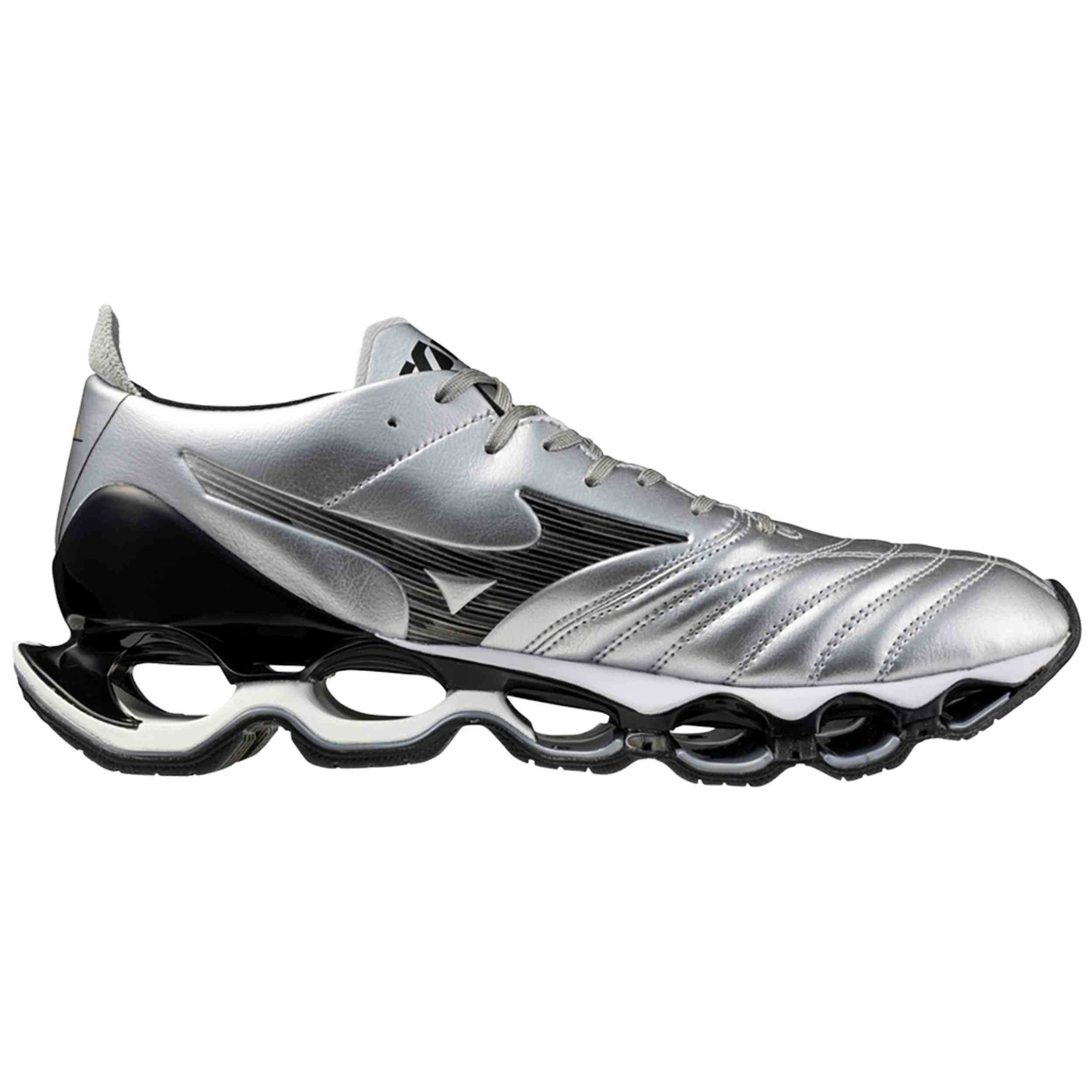 Zapatillas Mizuno modelo Mizuno Wave Prophecy Morelia "Silver" para hombre y mujer en color Plateado