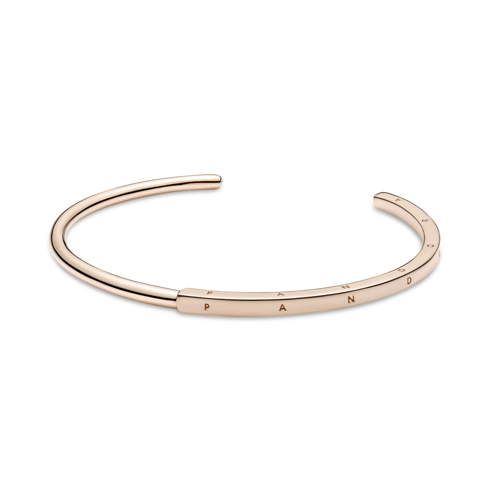 Pandora Pandora Rose Pulsera Rígida en Pandora Rose Pandora Signature I-D 589493C00 , para Mujer