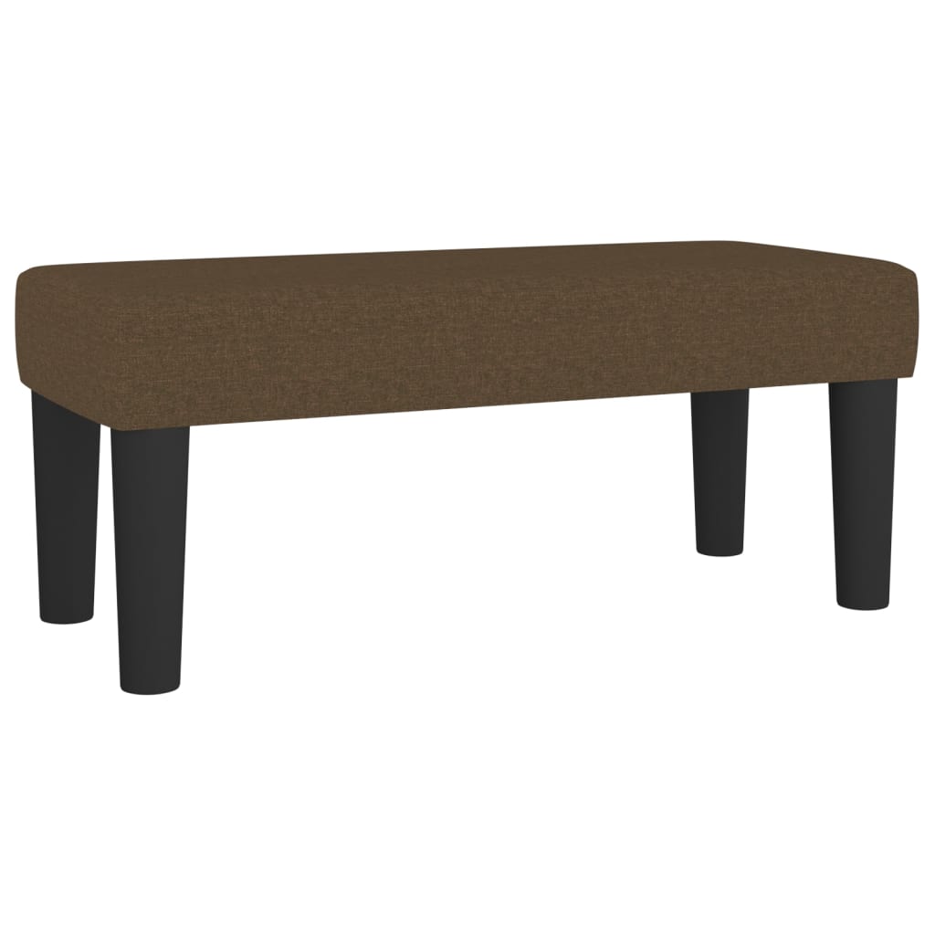 vidaXL Banco de tela 70x30x30 cm en color Negro/Gris claro/Crema y más