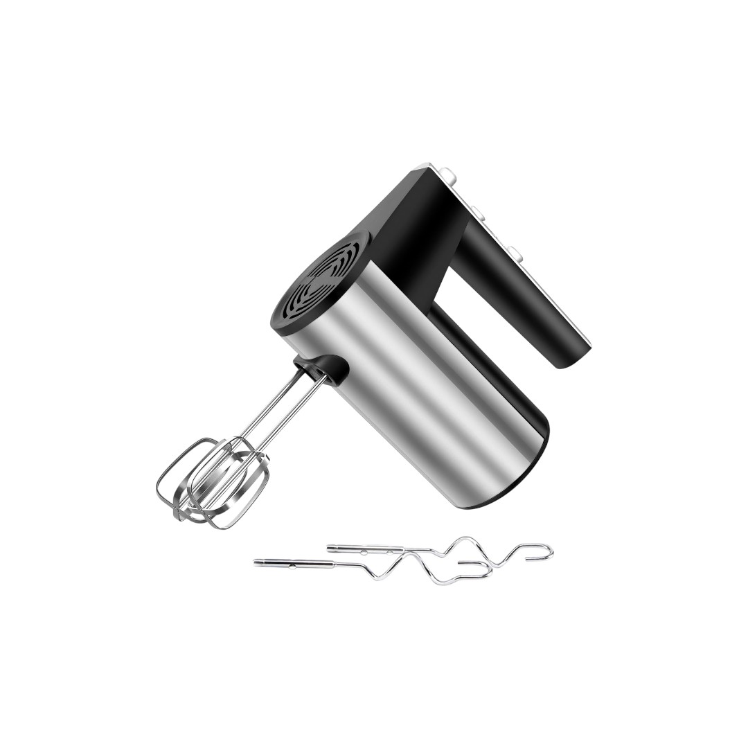 Batidora De Mano Doméstica, Mini Batidor De Huevos Eléctrico, Batidora De Masa De Acero Inoxidable con 5 Ajustes De Velocidad Y Botón Turbo, Mango Cómodo, Diseño De Doble Varilla a Juego. ✅ Entrega en 48-72h