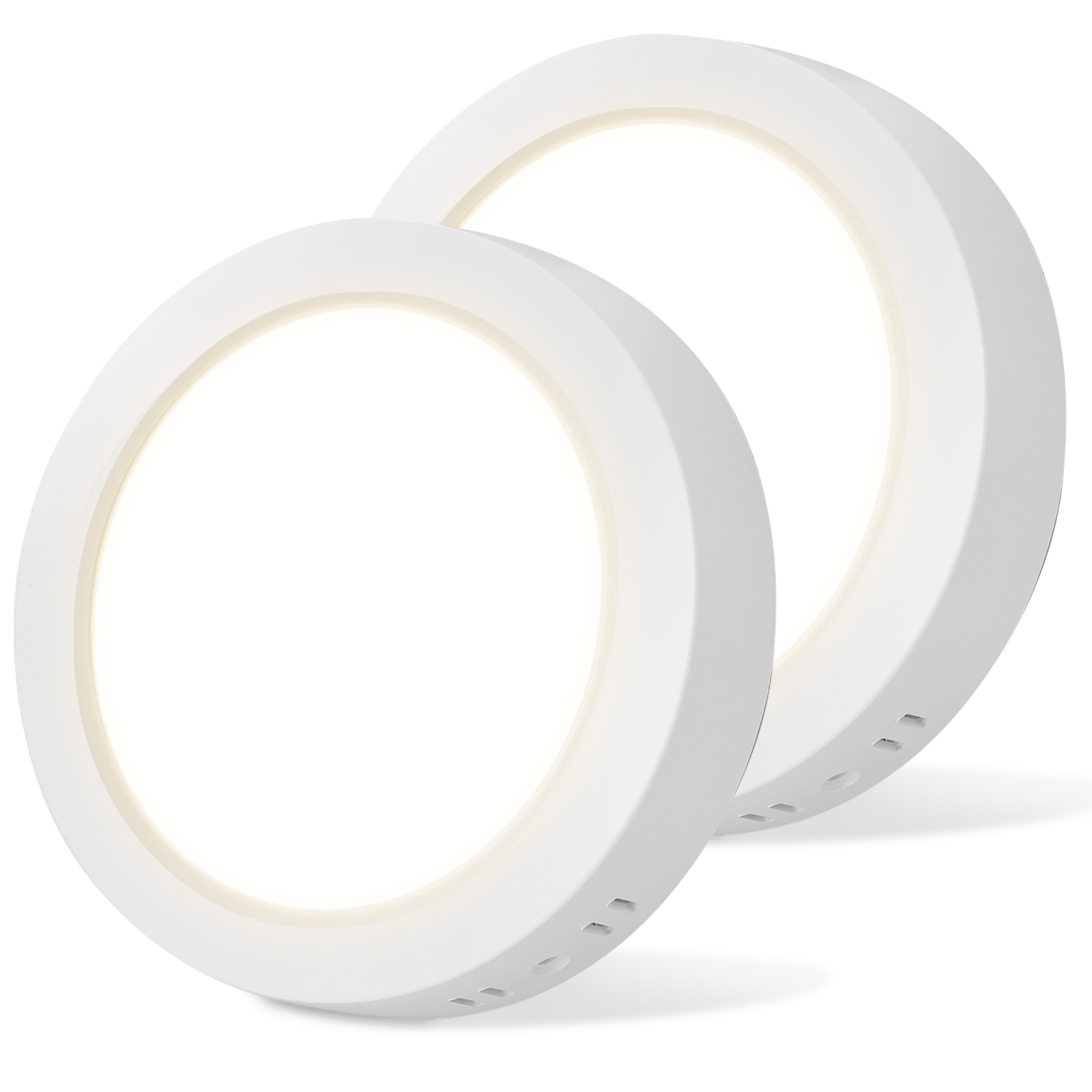 Aigostar Lámpara de Techo LED 12W (108W) Plafón LED 1300LM IP20 Blanco Cálido 3000K