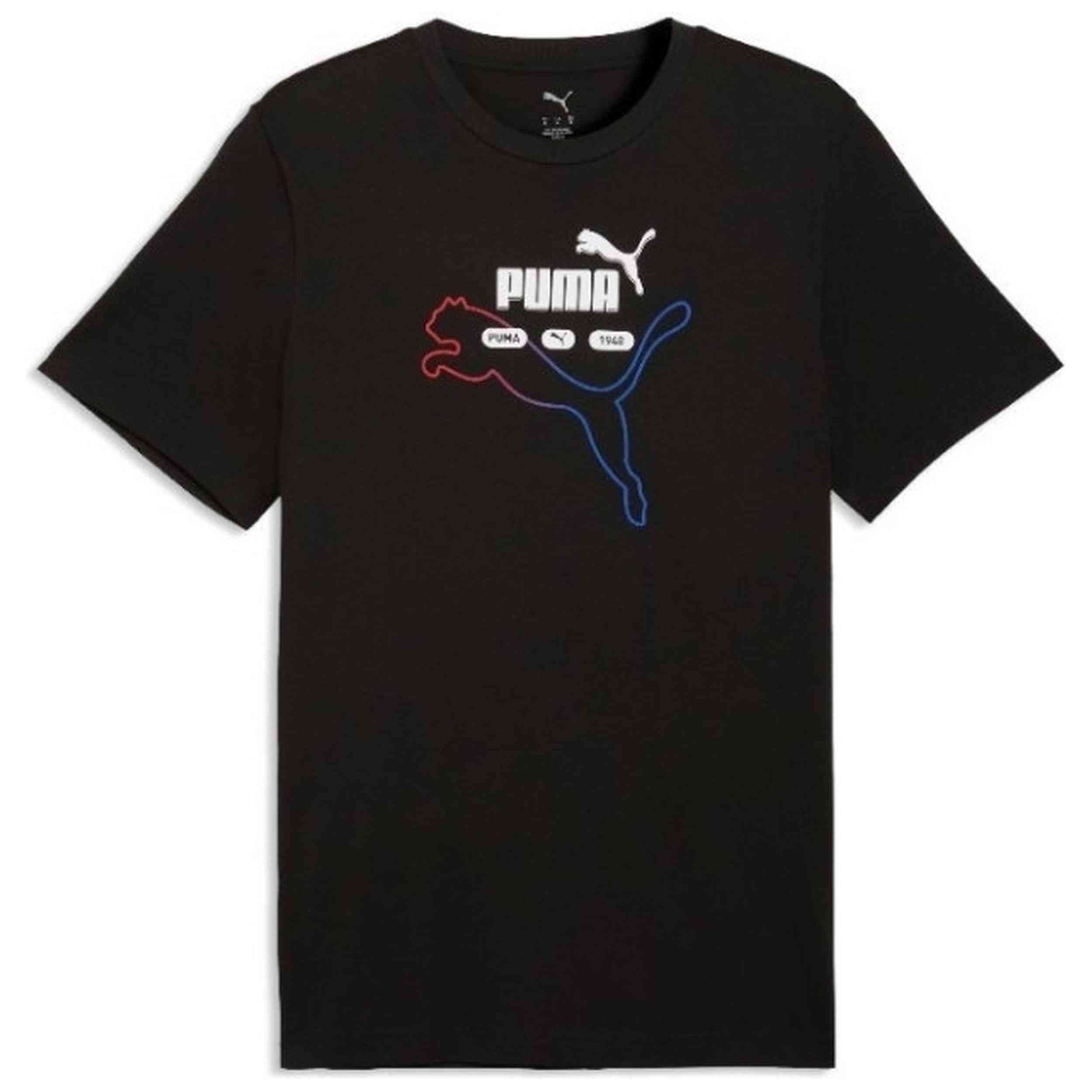 Camiseta De Manga Corta Puma modelo 692031 para Hombre en color Negro
