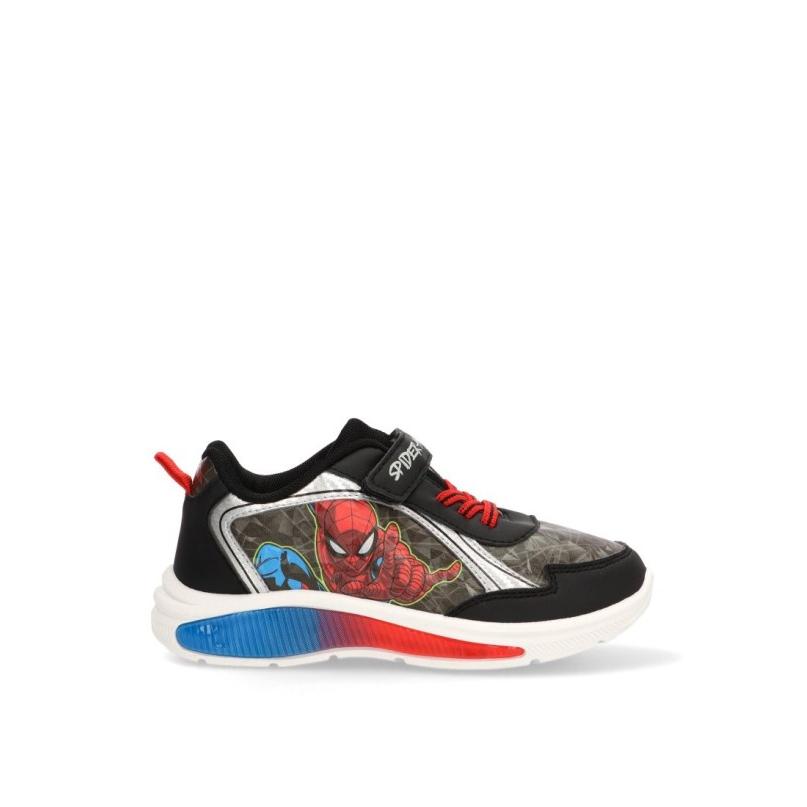 Zapatillas Casual Leomil - Niño - Suela Plana - Modelo Sp014165 - Color Negro