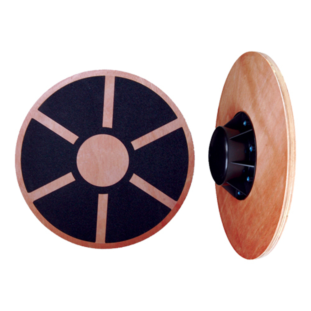 Ozio Fitness Disco de Estabilidad de Madera Fitness 40 cm de Diámetro