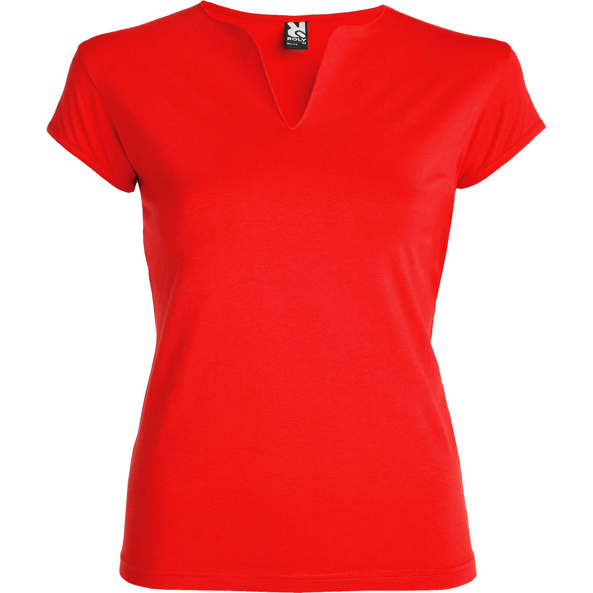 ROLY - BELICE camiseta entallada cuello con abertura en pico