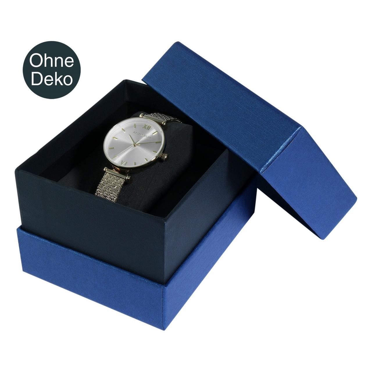 Caixa para Reloj Azul com Tampa Amovível 11 x 9 x 7 cm