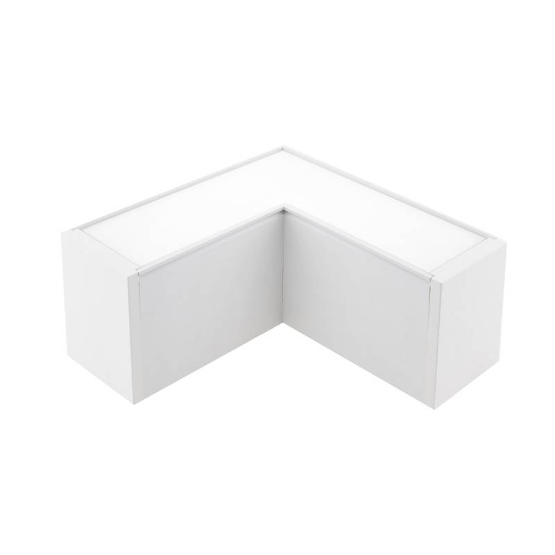 LEDBOX Conector angular METRO, ampliable, 9W, 90º, 3CCT, blanco, 3000-4000-6000K. Lámparas led, Lámparas led suspendidas