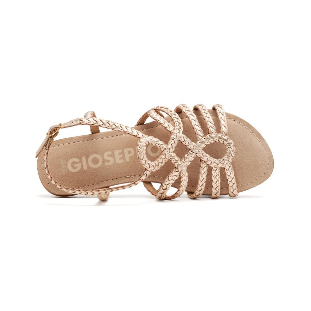 Sandalias planas de Mujer GIOSEPPO 71746 ORO SANDALIA TRIAS TRENZADAS ORO 35947 25V