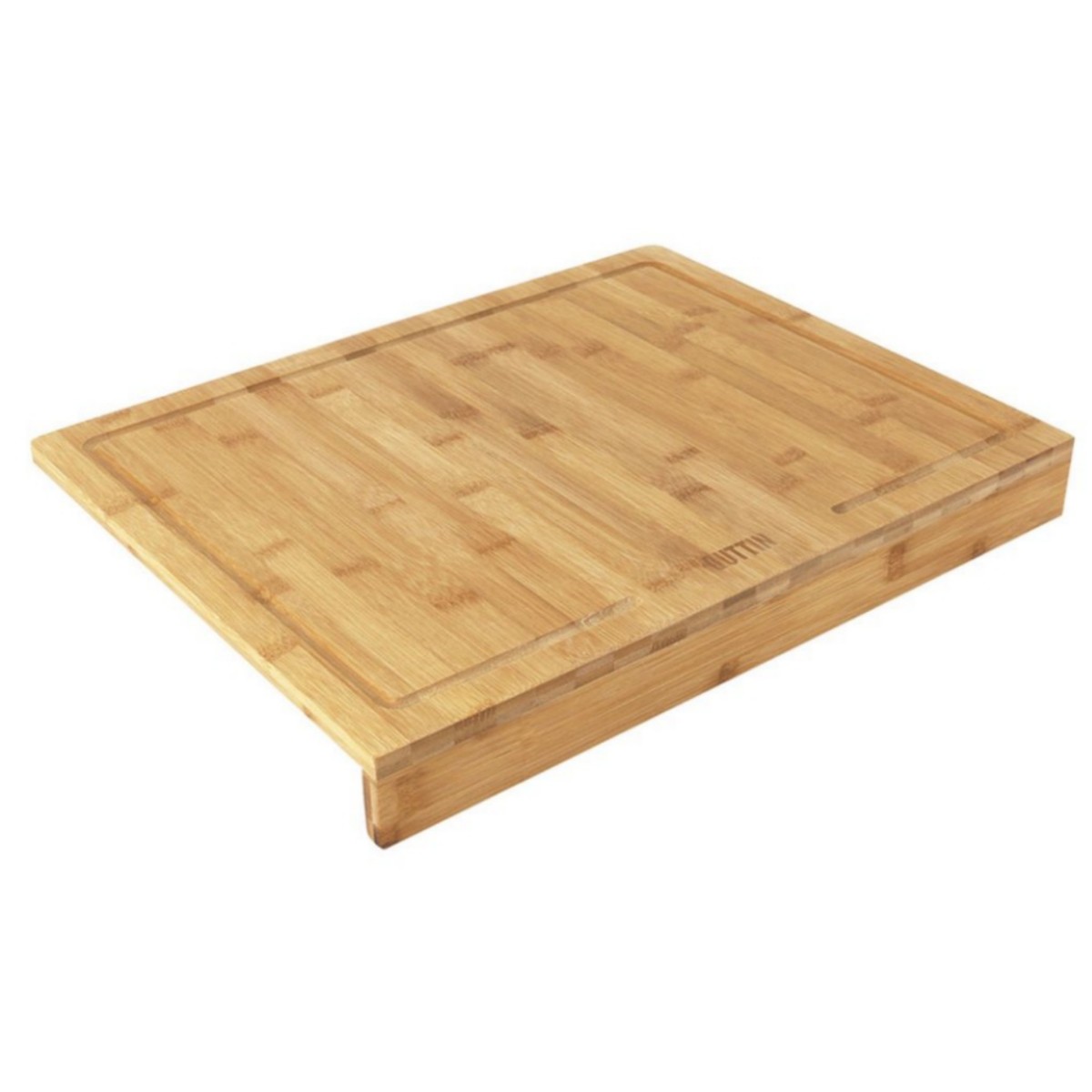 QUTTIN - Tabla de cortar bambú con borde 35×25 o 45×35 cm resistente para cocina | Amystyle