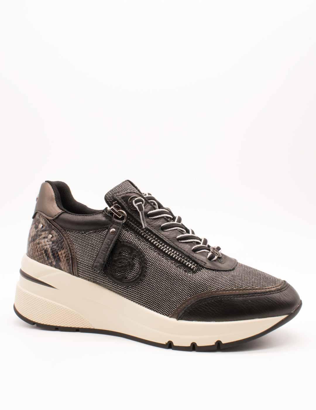 Carmela Deportivo 164228-02 Piel Negro de Mujer