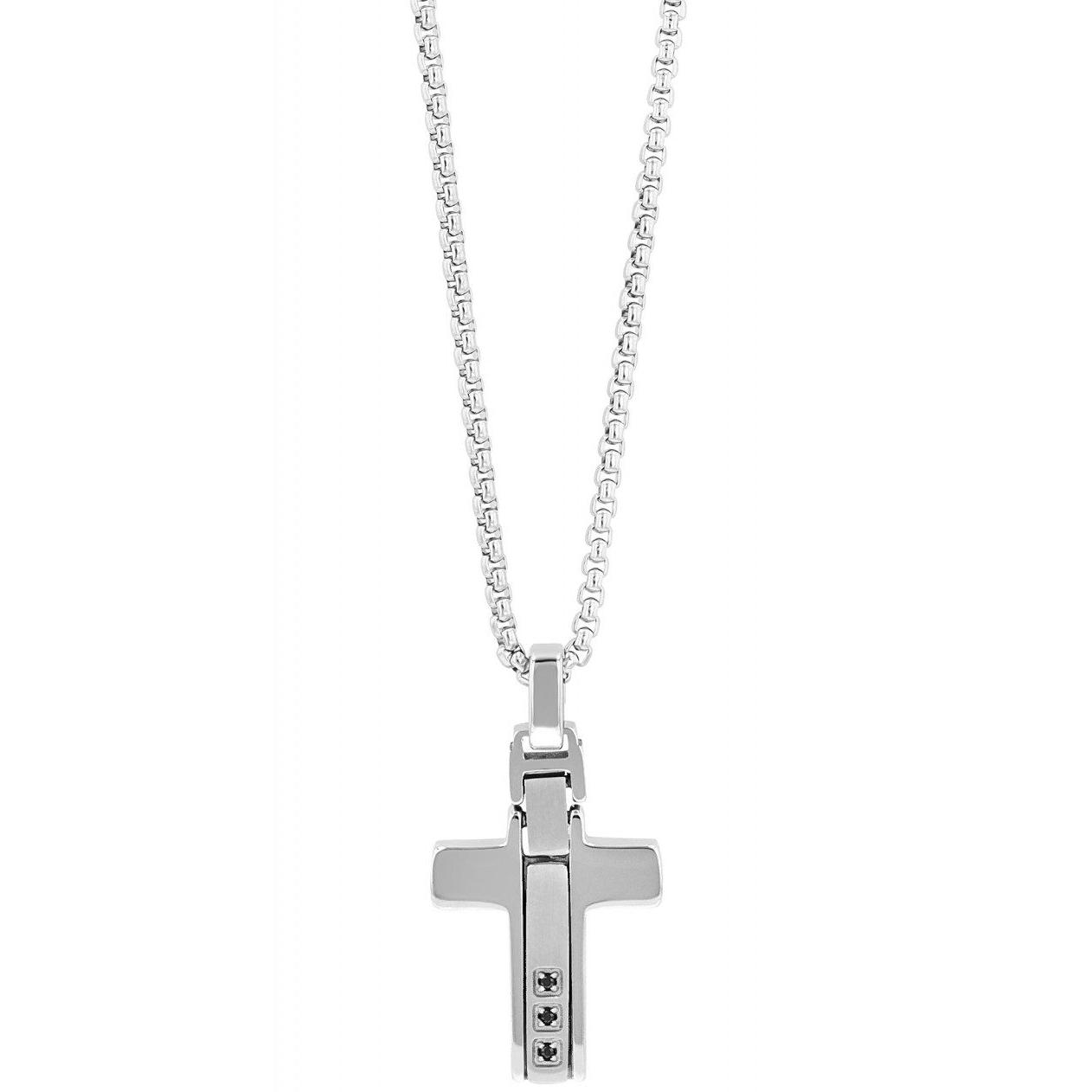 Akzent® Collar com Pendente em Aço Inoxidável Hipoalergênico