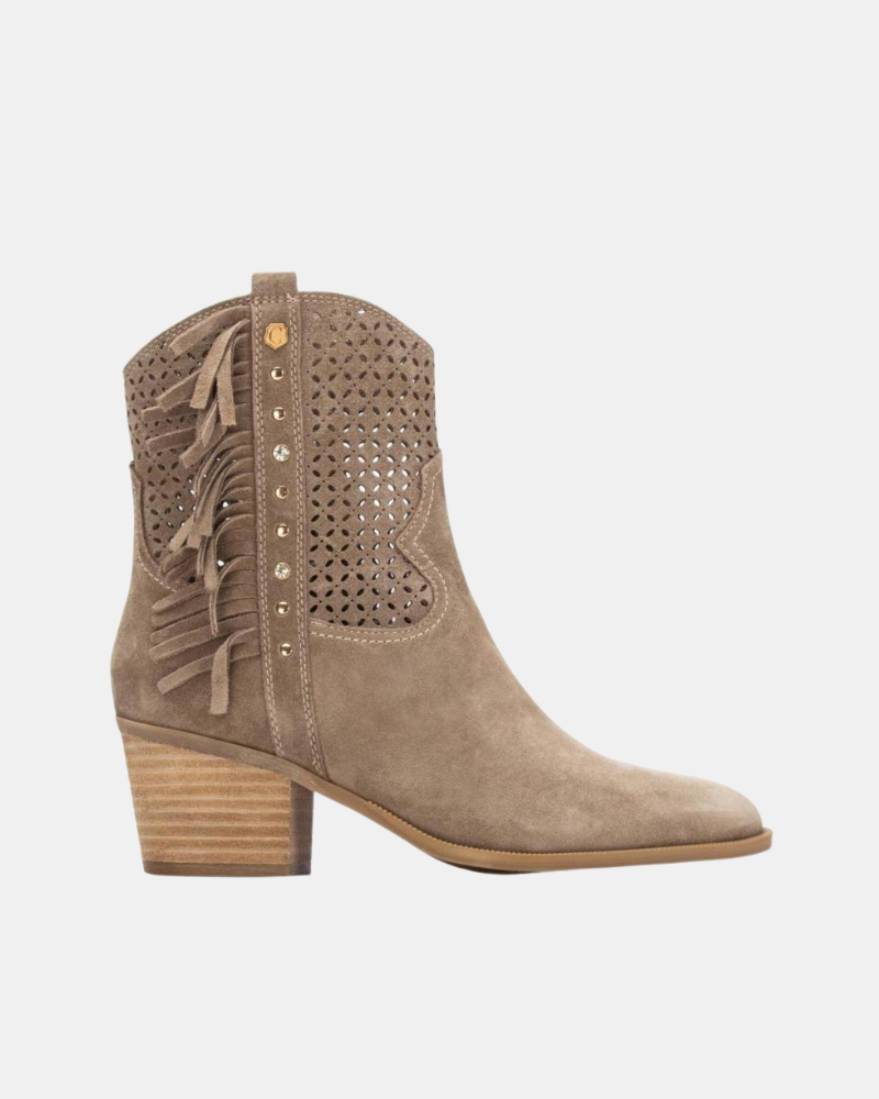 CARMELA 163150 Botines Cowboy Mujer Taupe
