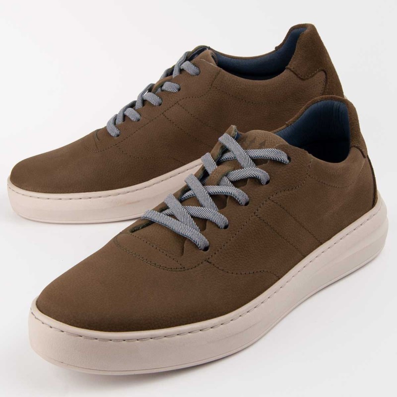 Sneaker De Piel Para Hombre. Purapiel Novas 102775