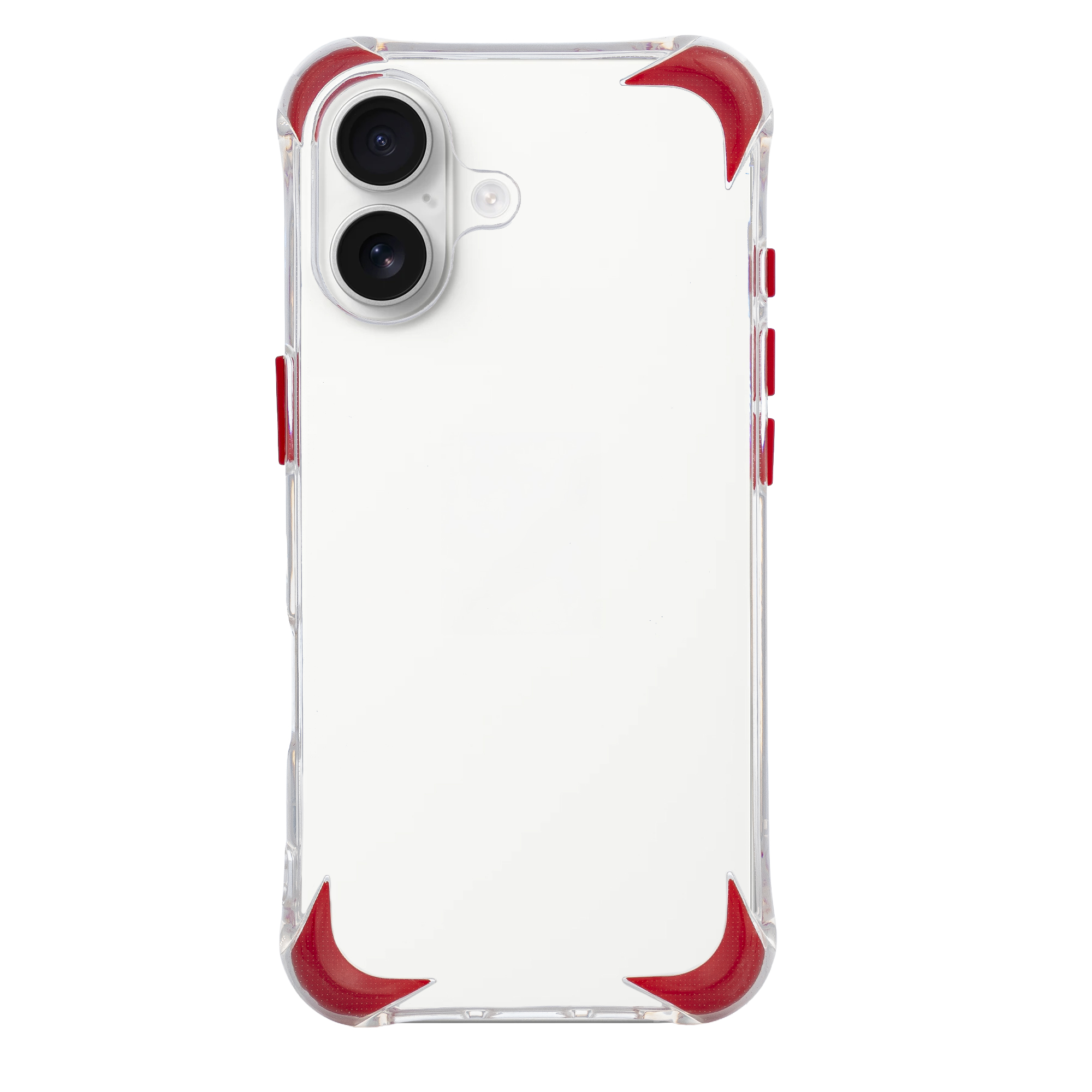DAM Carcasa transparente con relieve protector para cámara, esquinas reforzadas, antichoque y antihuellas Magsafe para iPhone 17. 7,6x1,3x15,4 Cm.