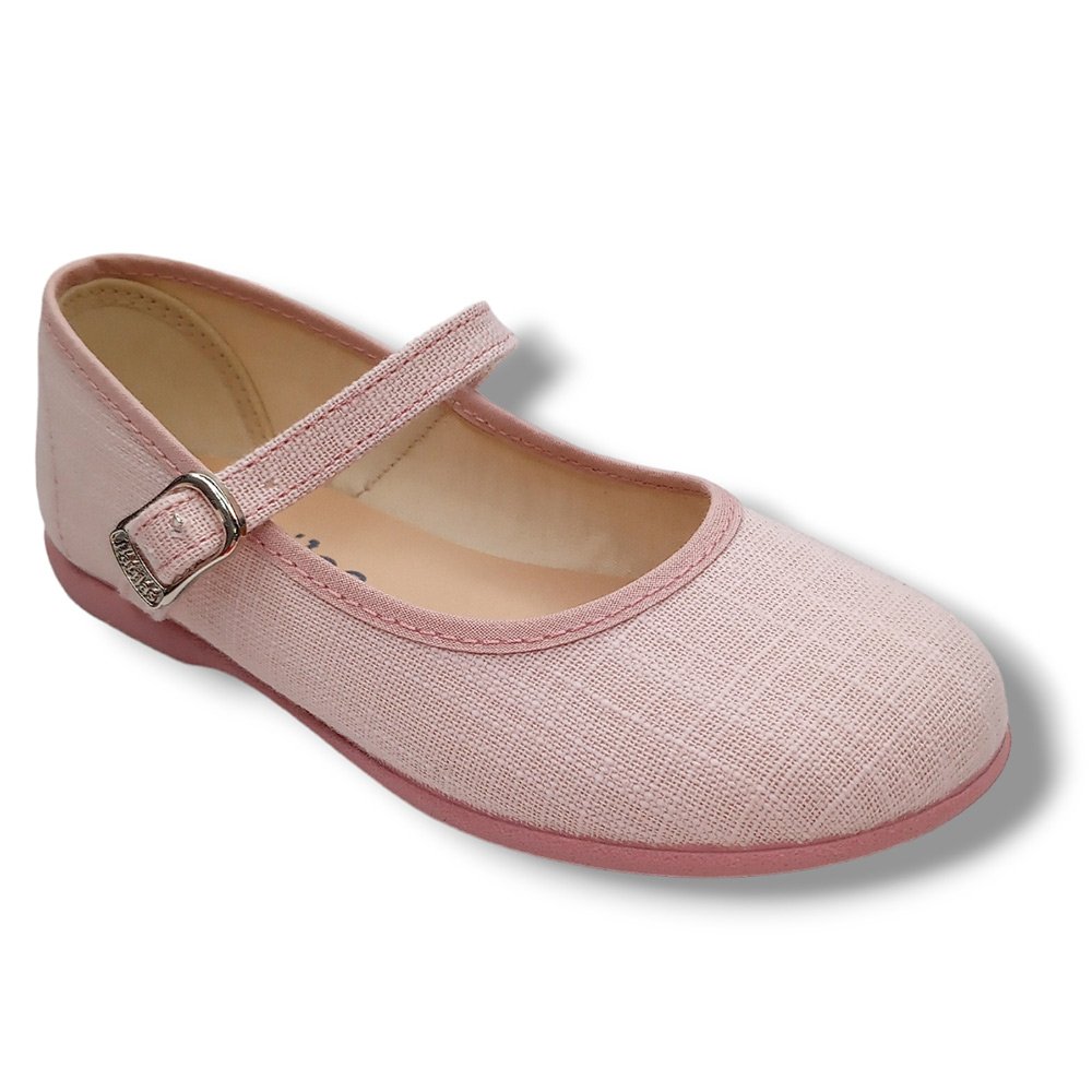 Batilas Merceditas Lino Niña 107/144 ANTIQUE calzado niños Batilas Summer ROYALE CORDONETS