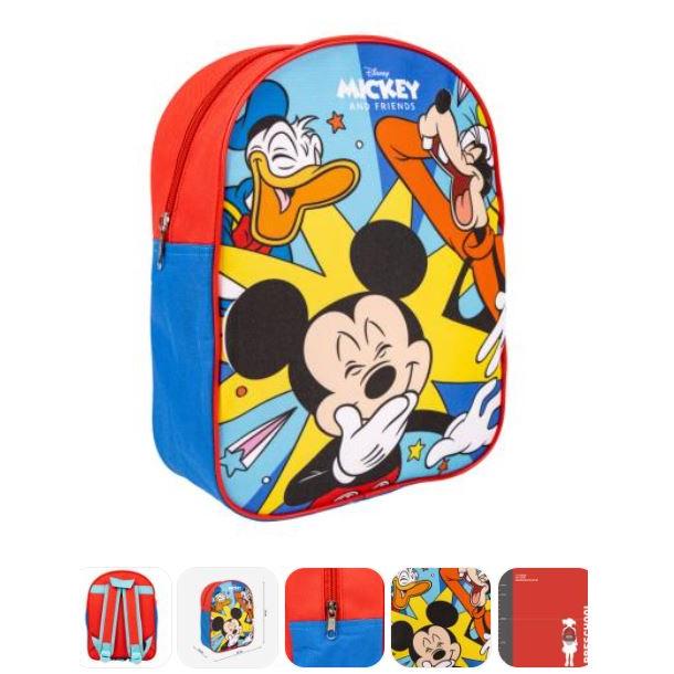 mochila con liciencia30cm, para nino,para colegio
