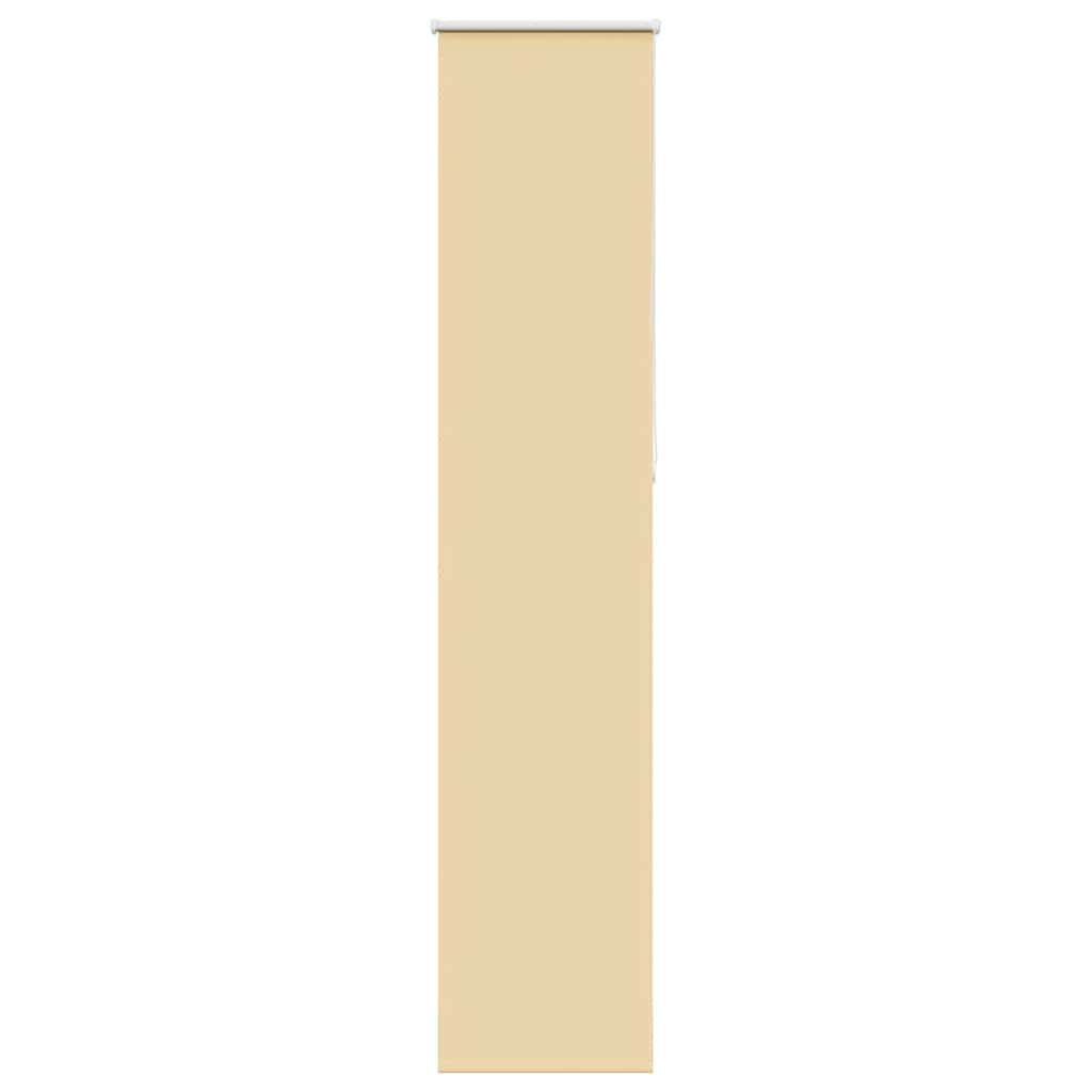 vidaXL Estor Enrollable Opaco Beige de Tela en dimension 210 cmx100 cm/210 cmx40 cm/210 cmx45 cm y más | protección solar decorativa para ventanas hogar oficina dormitorio fácil de instalar