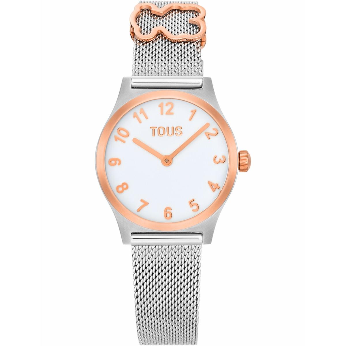 Reloj Tous Epic Icon KDT SS/IPRG Analógico Acero Rosado Esfera Nácar 3000148800
