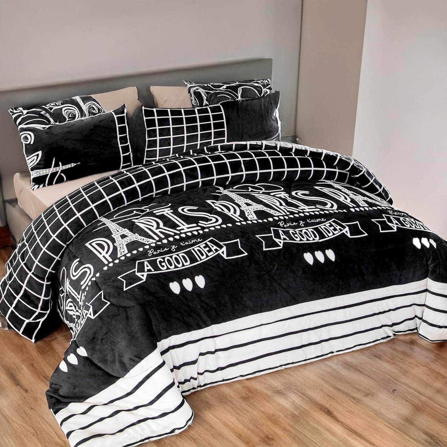 C.A | Edredón de Invierno Borrego | Extra Suave y Cálido | Incluye Funda de Almohada | Grueso y Confortable