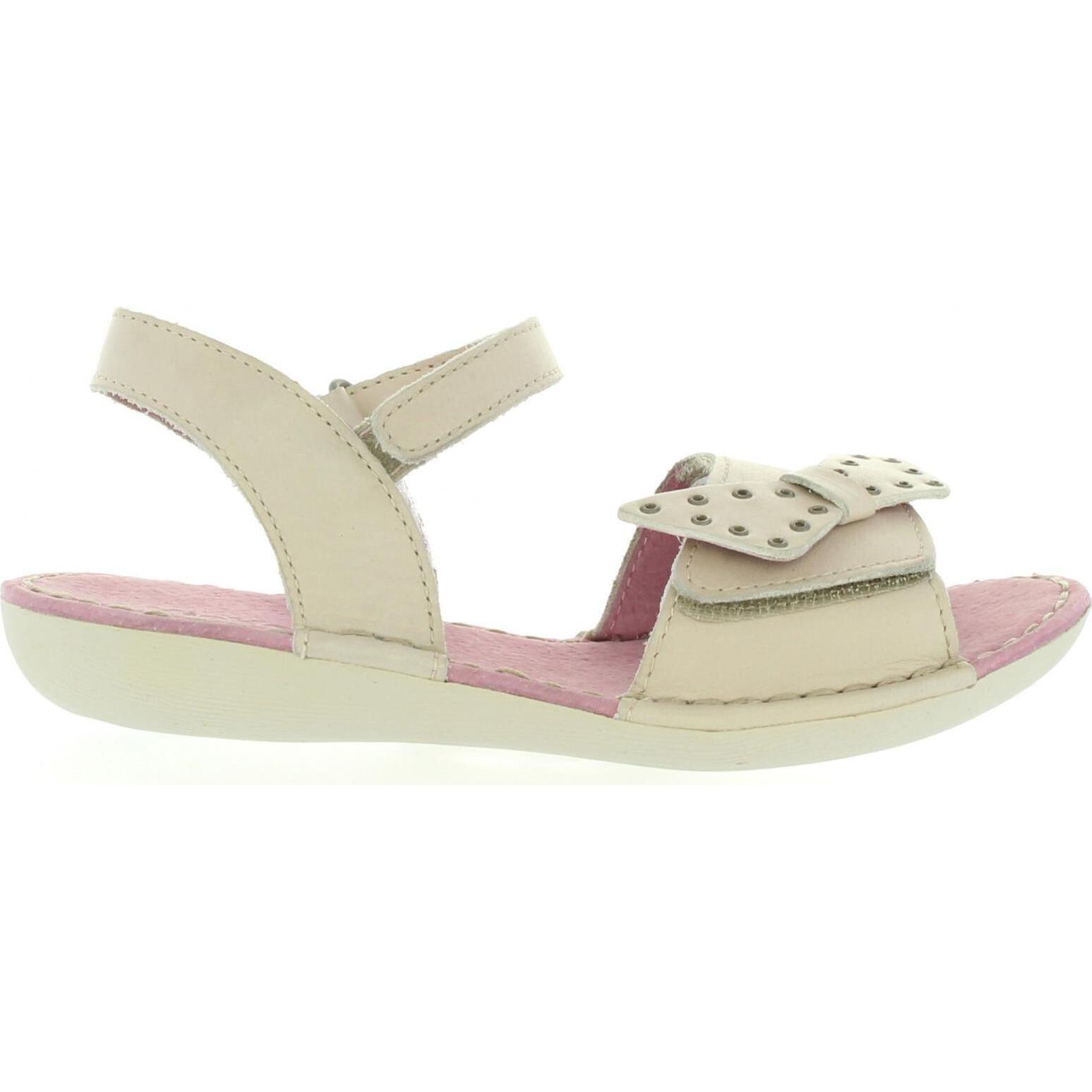 Kickers girl's sandals 469040 -30 edana 31 blanc casse