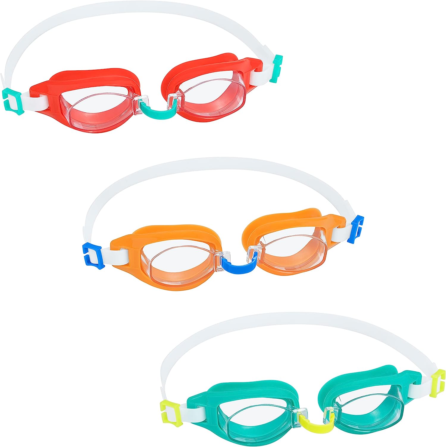 Gafas de Natación Bestway para Niños/adultos Protección UV, Ajuste Cómodo Color Surtido 1 unidad