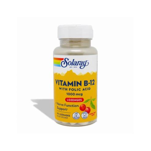 VITAMINA B-12 + ACIDO FOLICO 90 Comprimidos