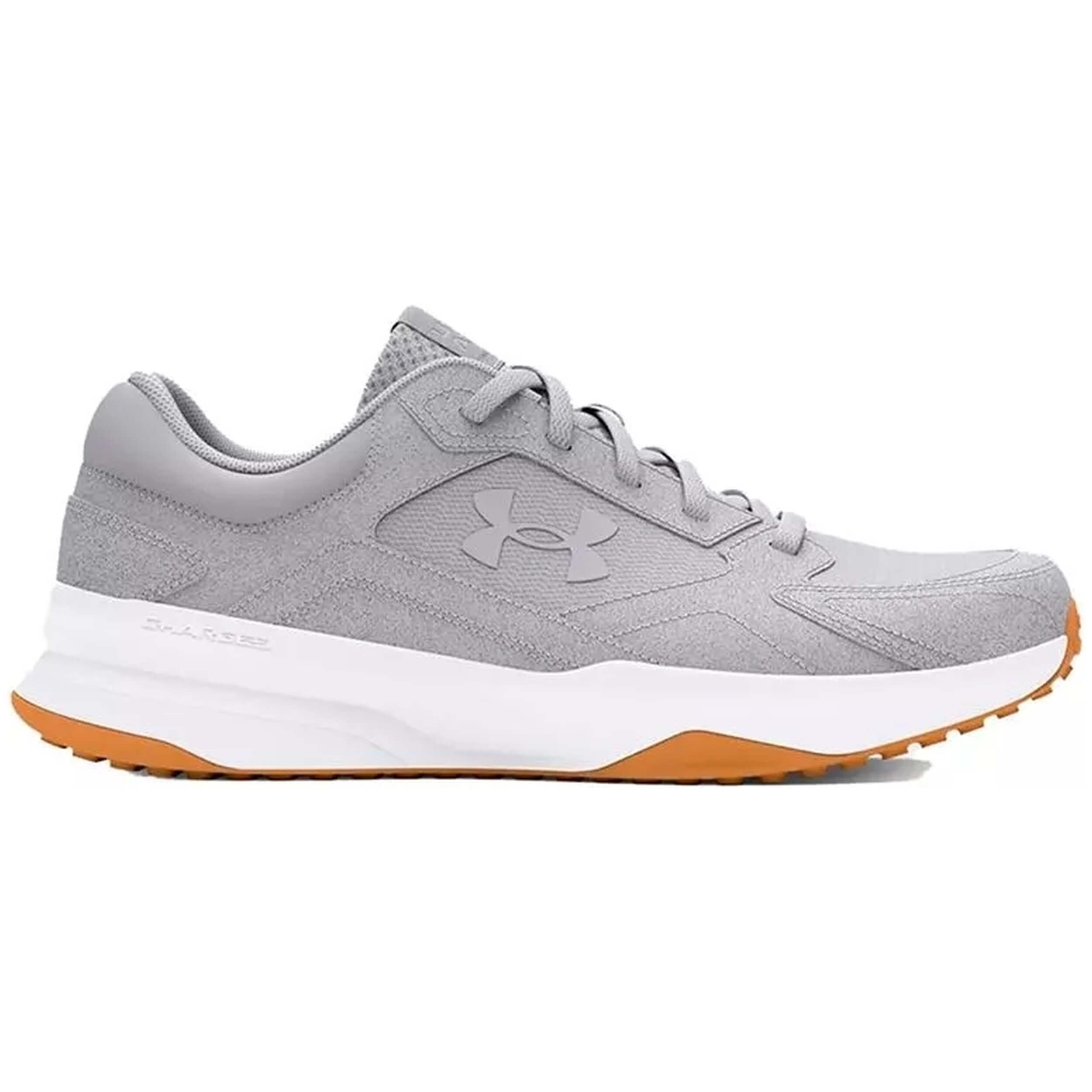 Zapatillas De Fitness Under Armour Edge Suede Mujer Gris