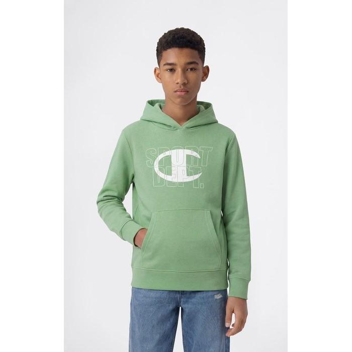 Sudadera Champon con capucha Verde 307253-GS165 Niños