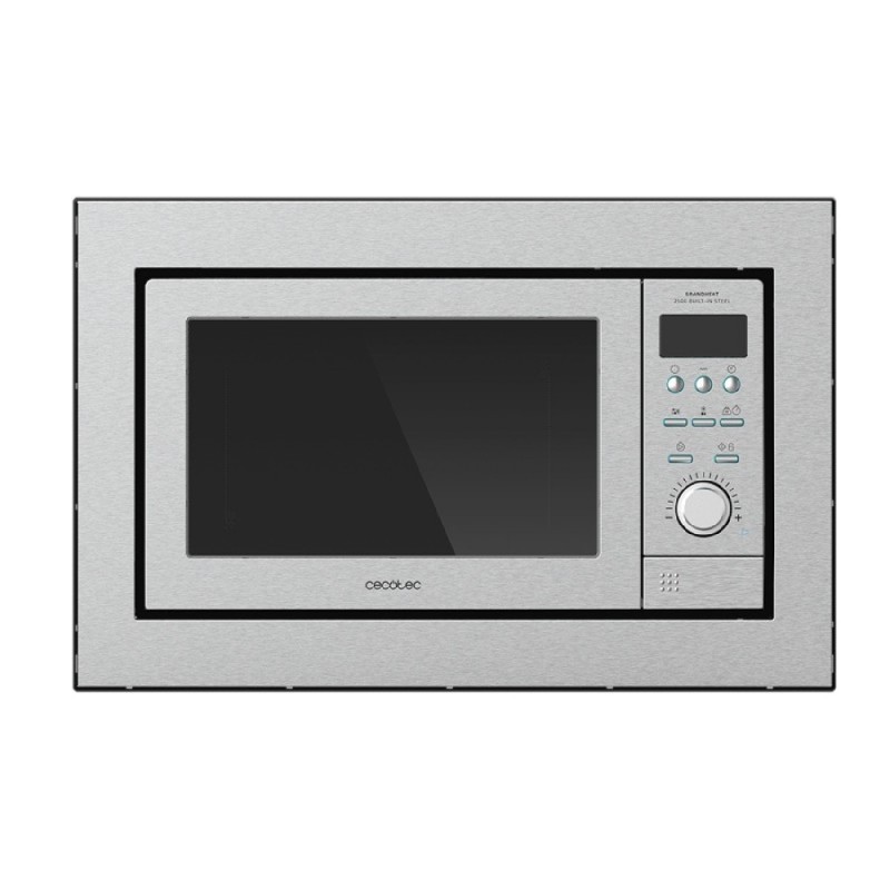 CECOTEC 01390 - Microondas Encastrable Grandheat 2500 Built-In Steel