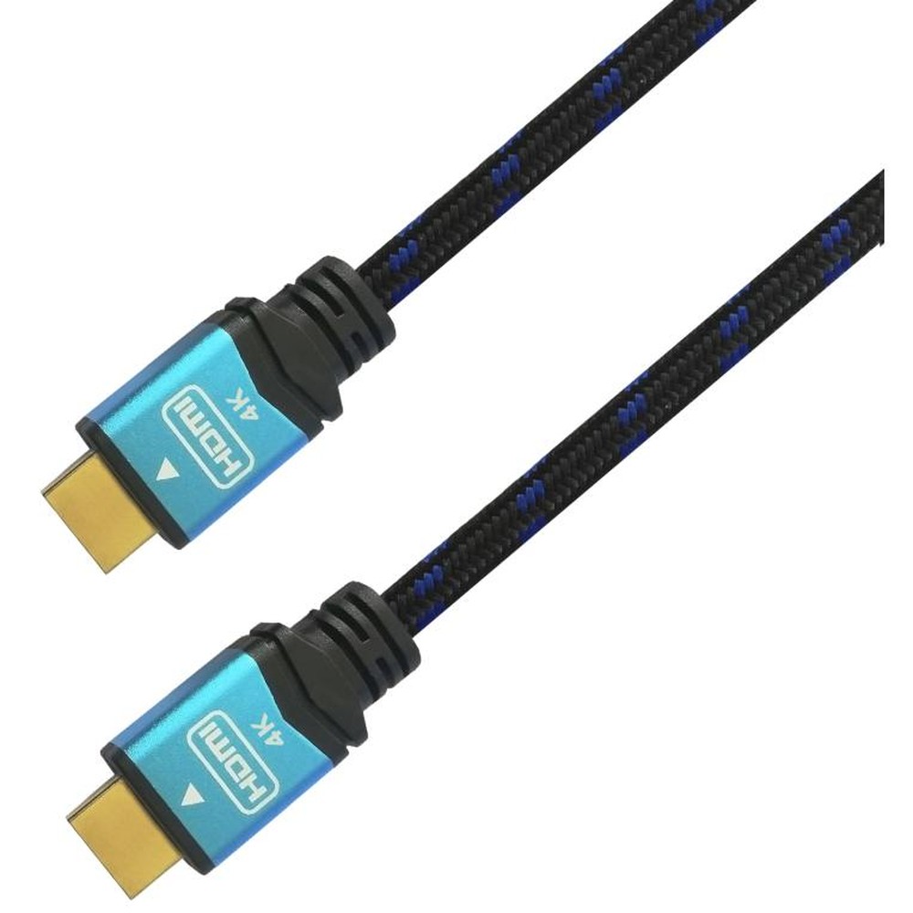 Aisens - Cable HDMI 2.0 macho/macho 3m con conectores chapados en oro 24K y apantallamiento múltiple para 4K@60Hz, 18Gbps, HDR y audio de retorno