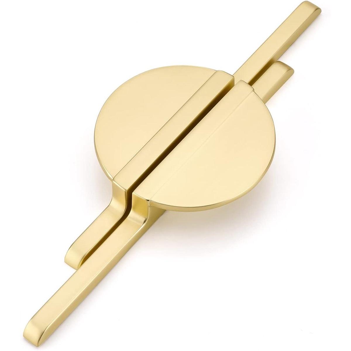 Tiradores para armarios - Tirador - Tirador para armario, mueble de cocina, cajón o puerta - Tirador de cocina - Tirador de mueble - Tirador de armario - Tirador de puerta - Piezas para armarios - Armarios - Dorado - 2 piezas
