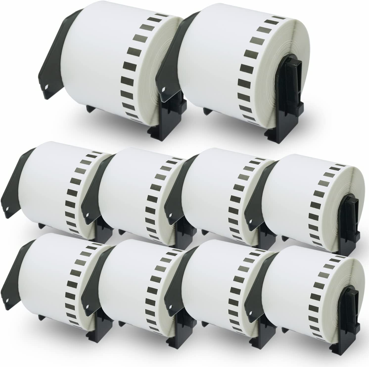 Rollo Etiquetas BROTHER DK22205 62mm x 30,48 metros Compatible Para Impresora Térmica Continua QL500, QL500A, QL500BS, QL500BW, QL550, QL560, QL560VP, QL560YX, QL570, QL580, QL580N, QL650TD, QL700, QL710W, QL720NW, QL720NW, QL800, QL810W, QL820NWB, QL1050