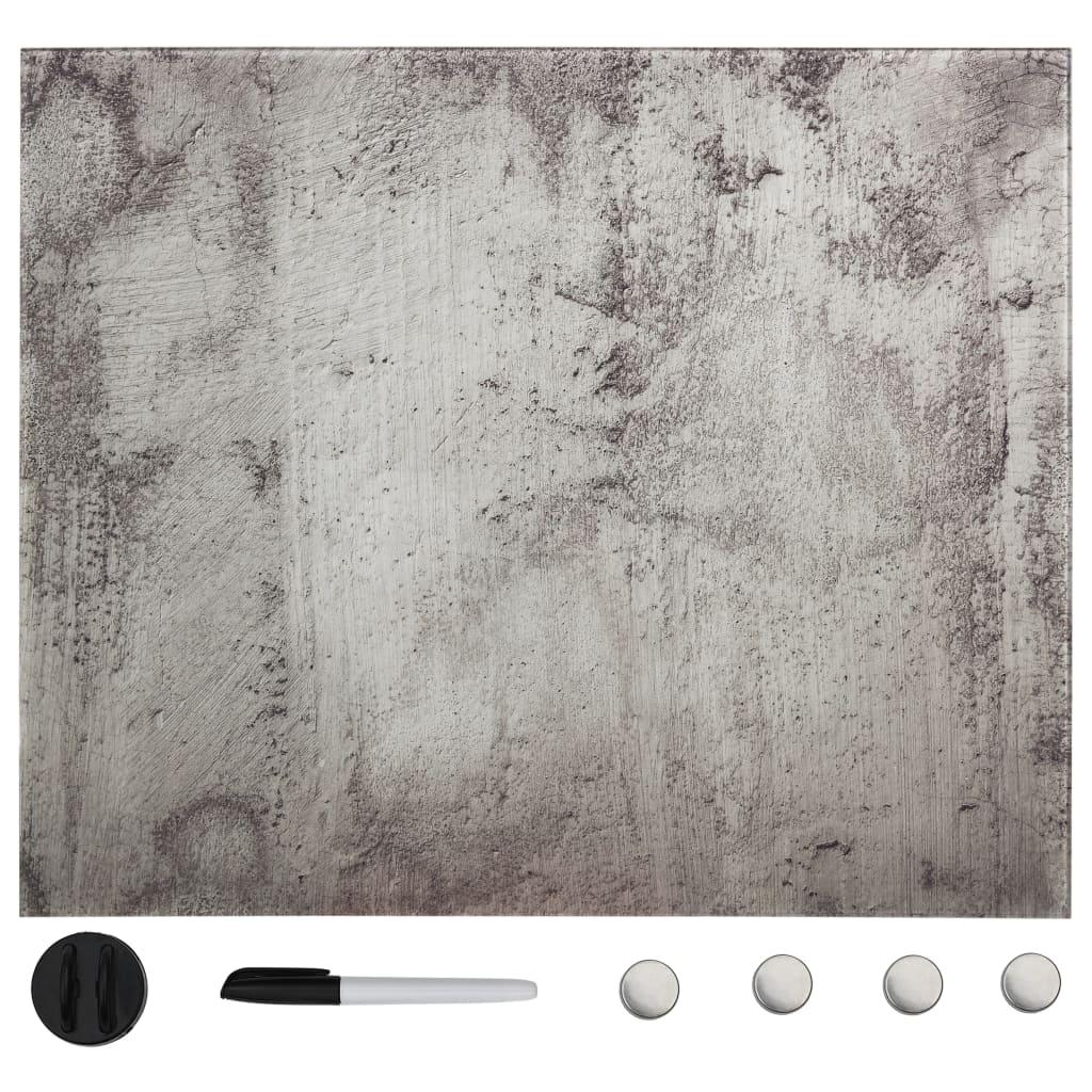vidaXL Pizarra magnética de pared vidrio en dimensiones 100x60 cm/40x40 cm/50x30 cm y más
