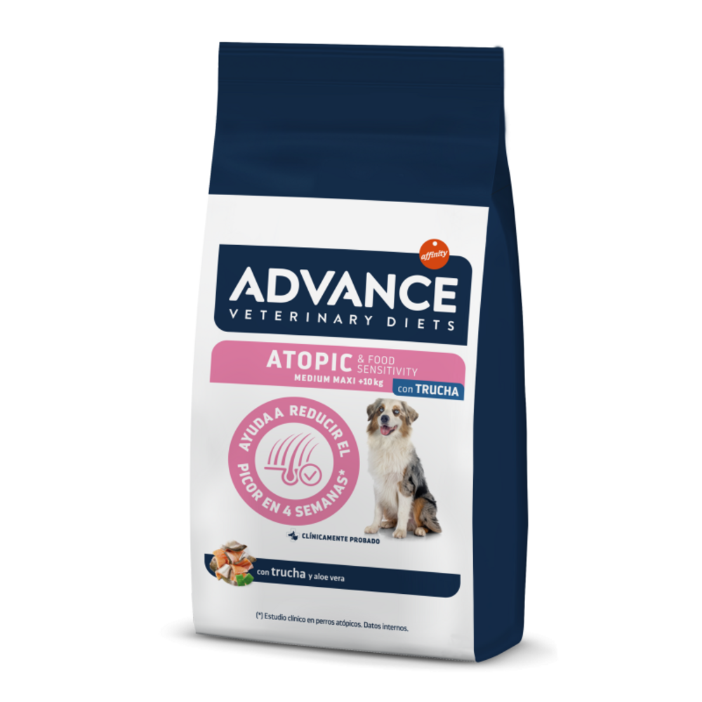 Advance Veterinary Diets Atopic de Trucha y Arroz Pienso para Perros