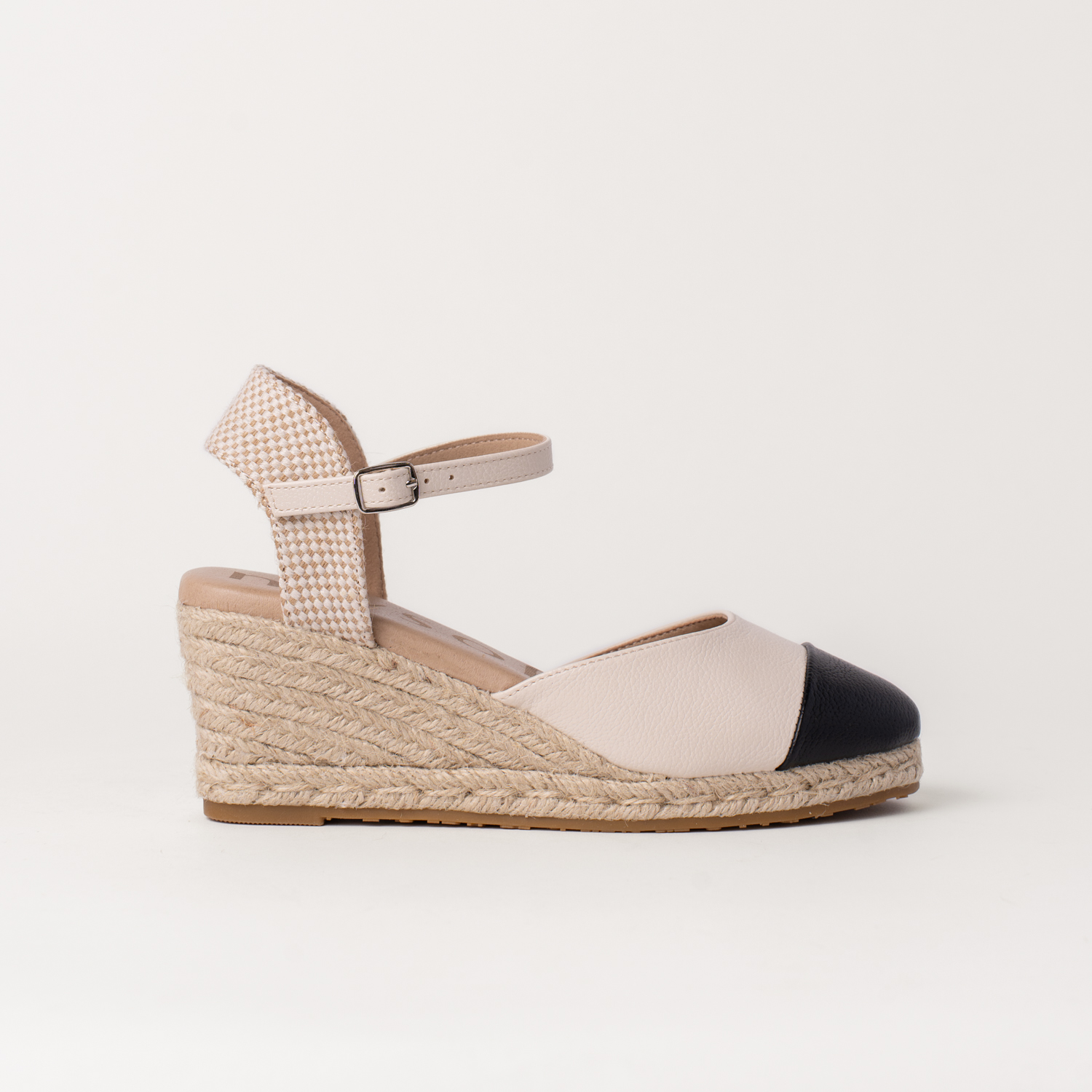 Mysoft 25M111 Alpargatas de cuña mujer con puntera