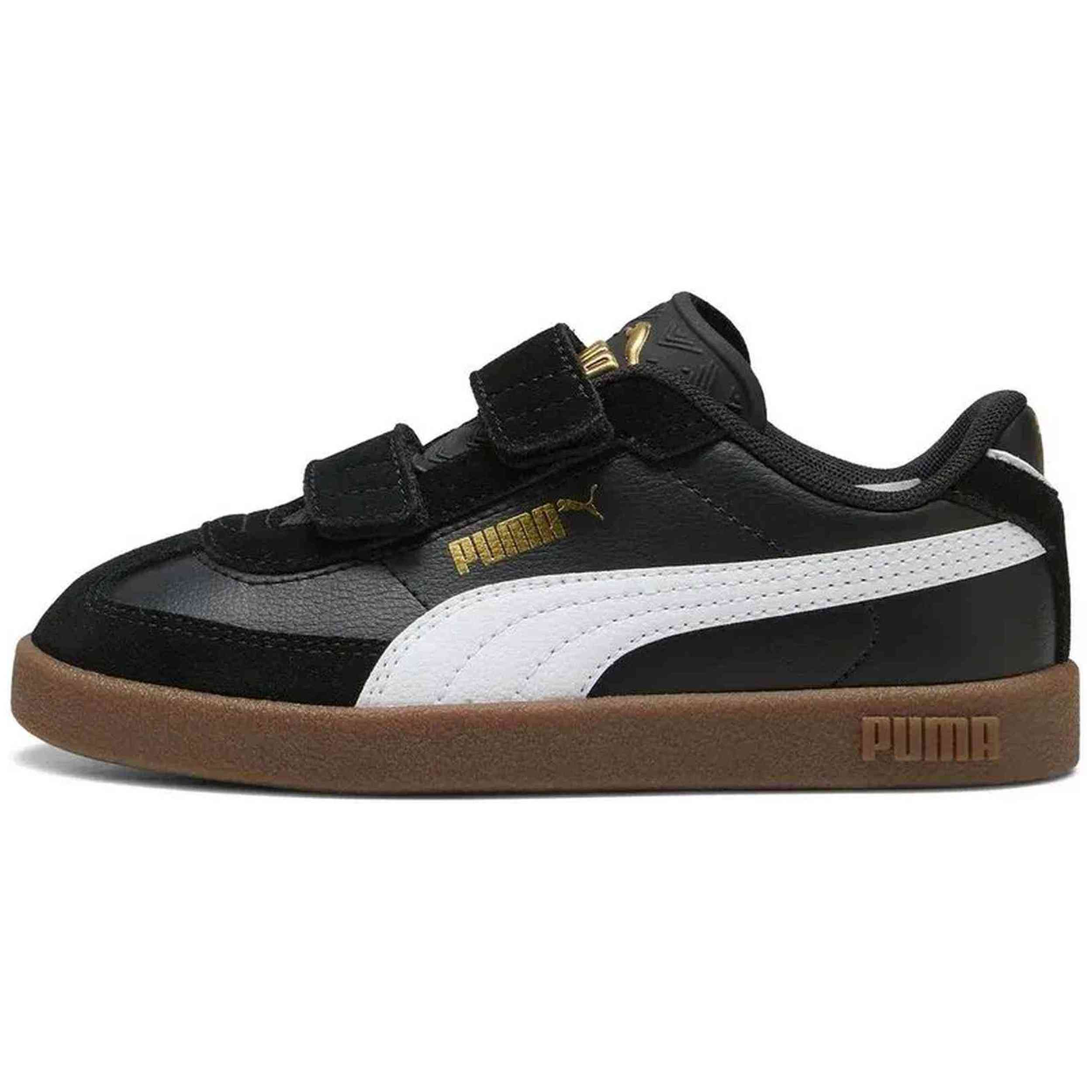 Calzado marca Puma modelo 402307-01 para kids en color negro