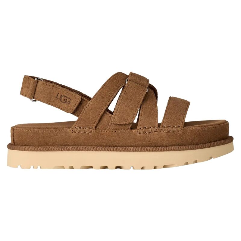 Sandalias Marrones UGG Goldenstar Gleam Chestnut con Suela Ligera y Gran Sujeción