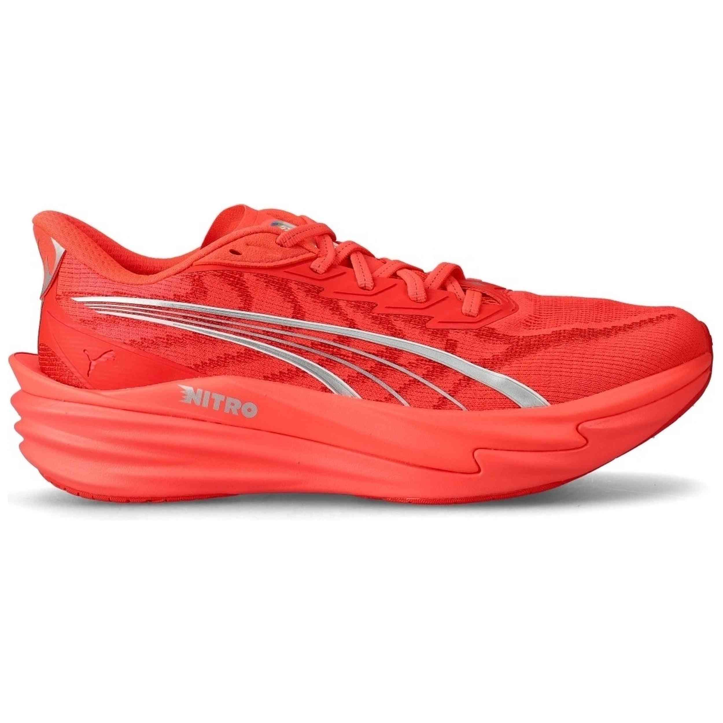 Zapatillas De Running Puma modelo Deviate Nitro 4 "Ultra Red-PUMA Silver" para hombre y mujer en color Rojo