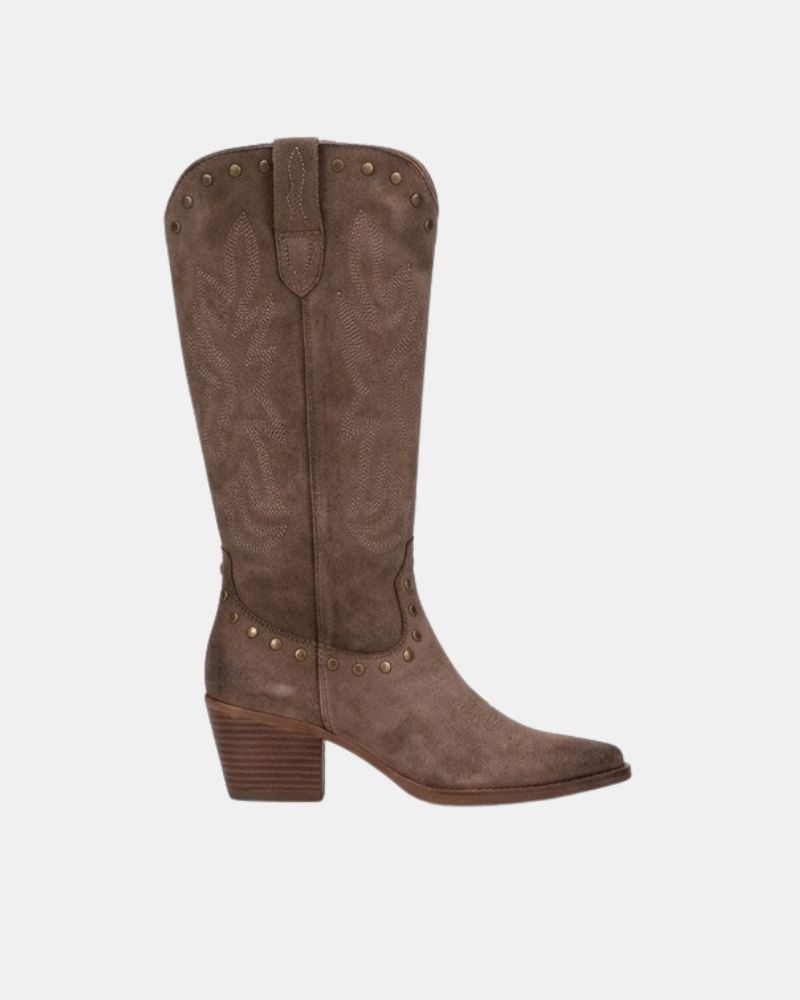 XTI 146508 Botas Altas Cowboy Mujer Taupe