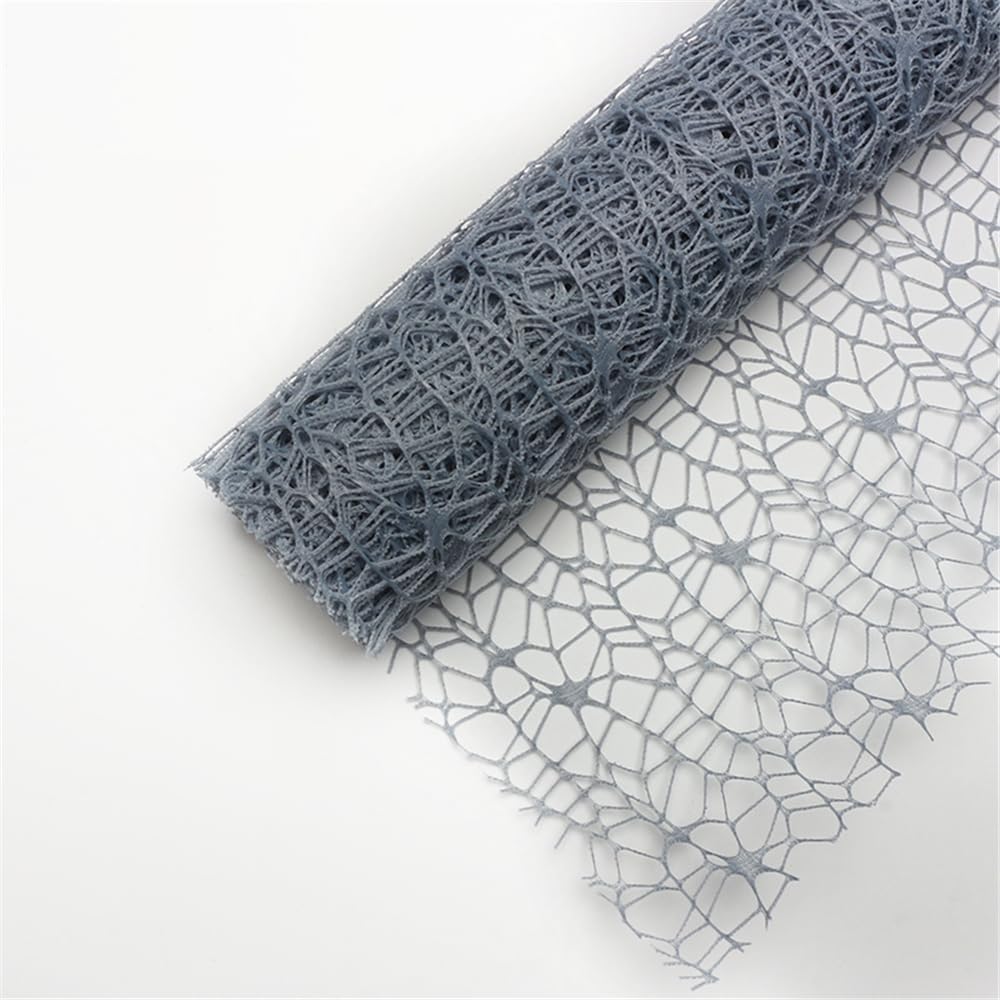 10 Hojas de papel de Regano de Flores de estilo Korean de 19,5x26 pulgadas, Malla jacquard calada, Papel de Regno floral para el día de San Valentín,
