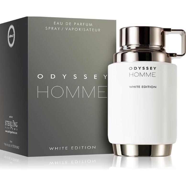 Perfume arabe de hombre ODYSSEY HOMME WHITE EDITION MEN 100 ML – ARMAF | Perfume Árabe 100% Original de Lujo con Esencia Oriental Inolvidable para Hombres Exigentes