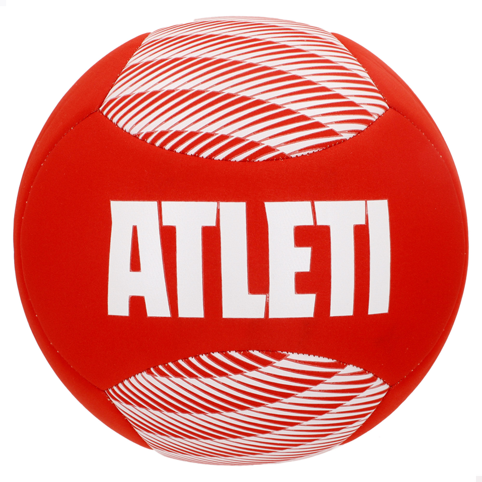 Aktive - Balón de fútbol Atleti Ø21 cm T5, para playa, para piscina, neopreno, diseño escudo equipo, pelota infantil, +18 meses