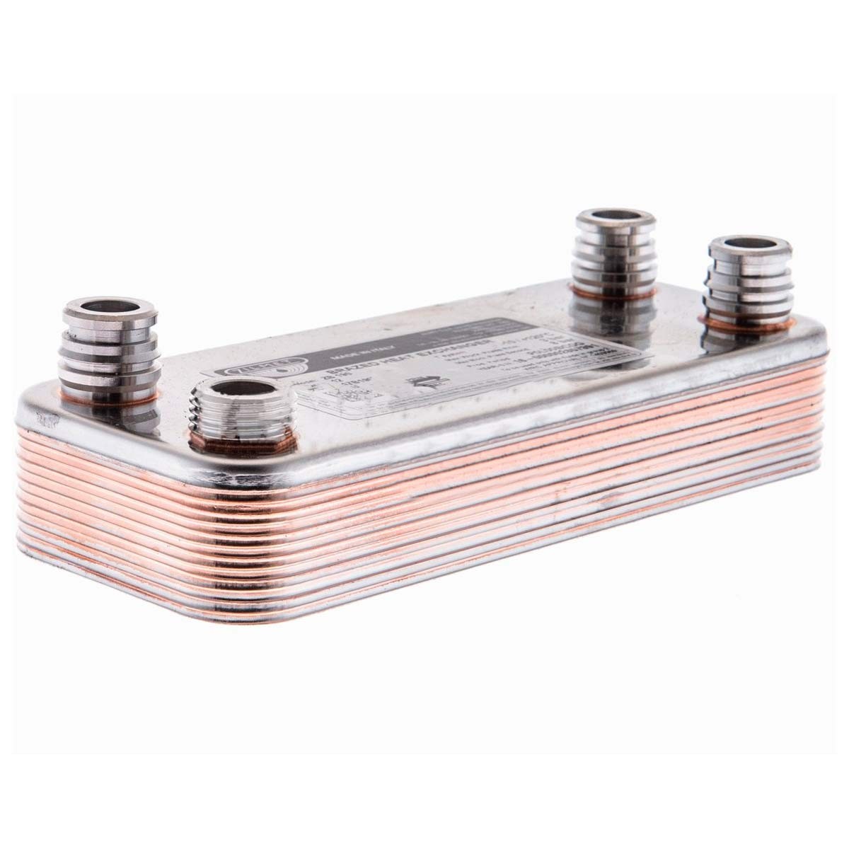 Intercambiador Placas Caldera VMW (12 Placas) - Sin compatible con Vaillant, Modelos: 24/282-5, 240/2-3, Referencias: 065131, Características: 192 mm